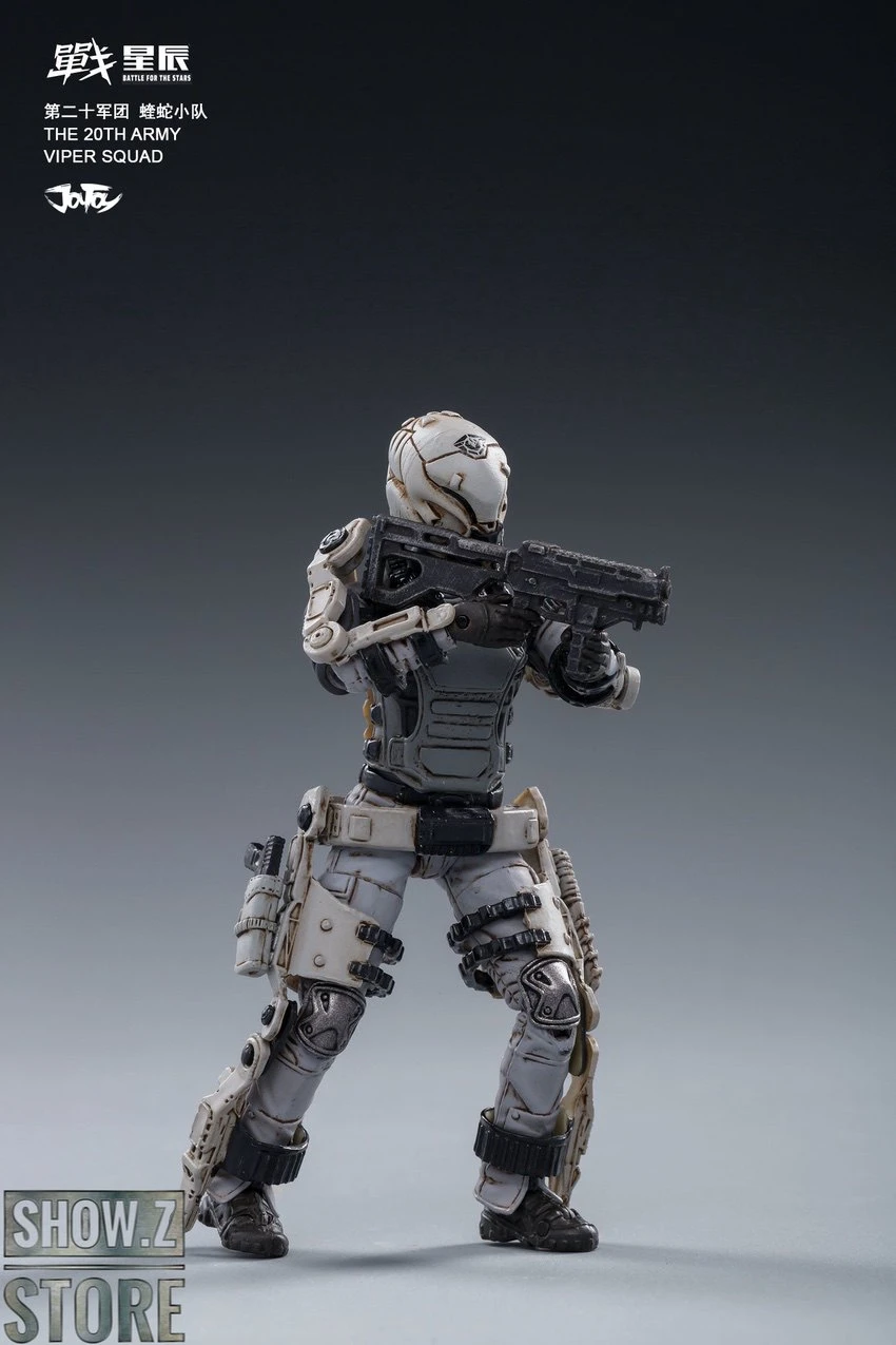 JoyToy Source 1/18 War Stars Free Truism 22nd Legion White Viper Squad & Betty Set Of 4 6 JoyToy Source 1/18 War Stars Free Truism 22nd Legion White Viper Squad & Betty Set Of 4 - Image 4