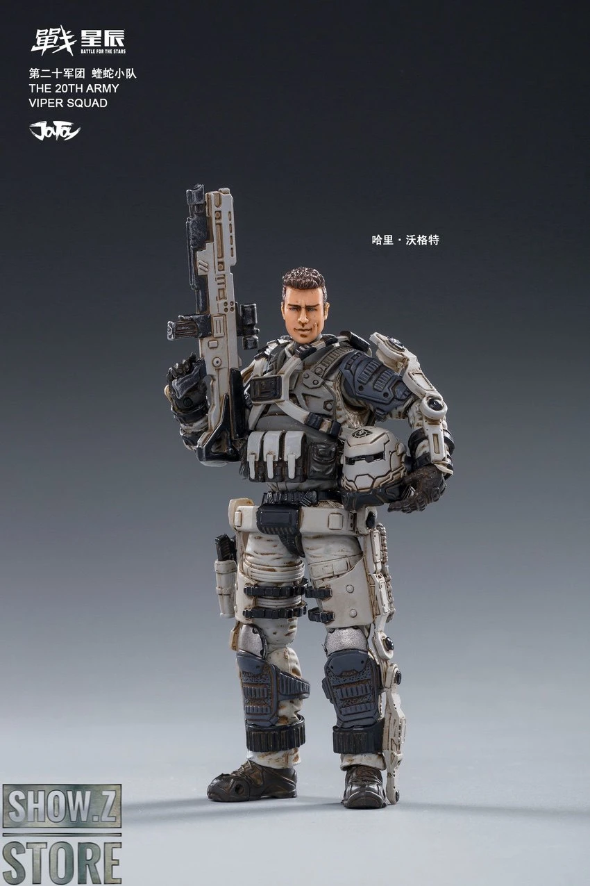 JoyToy Source 1/18 War Stars Free Truism 22nd Legion White Viper Squad & Betty Set Of 4 11 JoyToy Source 1/18 War Stars Free Truism 22nd Legion White Viper Squad & Betty Set Of 4 - Image 9