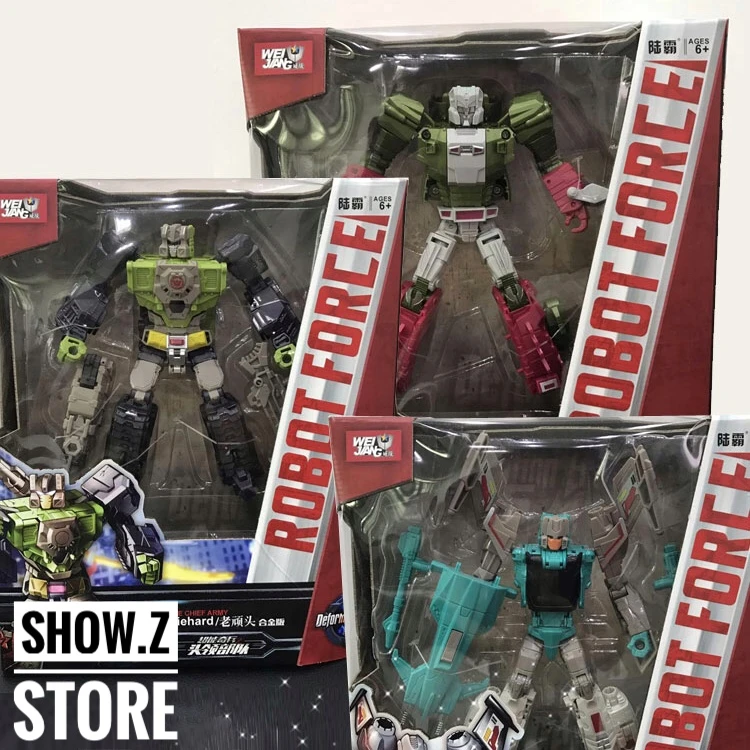 Weijiang Diehard Champsosaurs Zhuge-Fighter Oversized Brainstorm Hardhead Skullcruncher 3 Weijiang Diehard Champsosaurs Zhuge-Fighter Oversized Brainstorm Hardhead Skullcruncher
