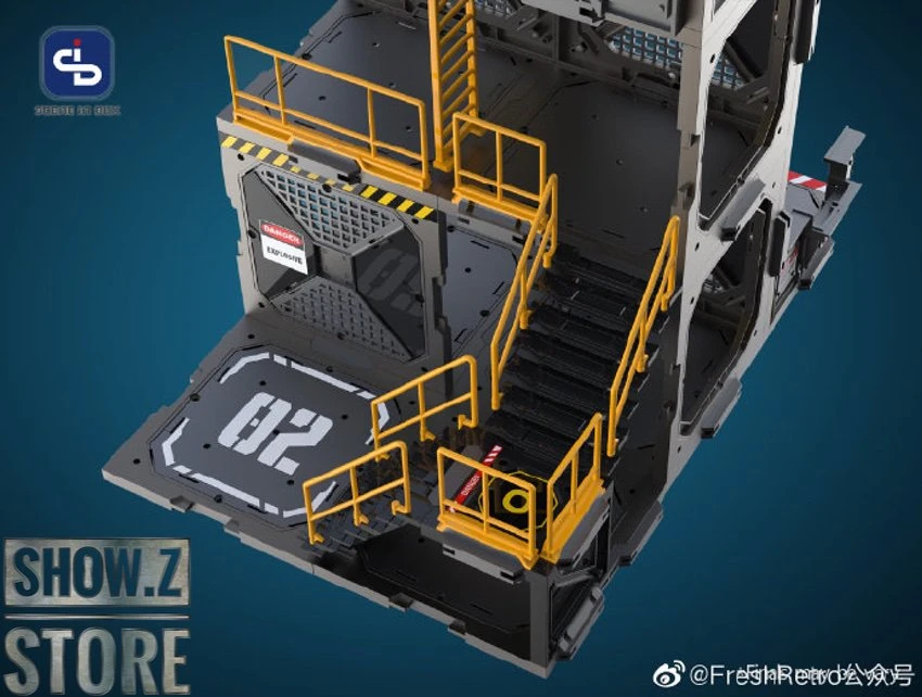 FreshRetro 1/18 1/24 SIB02 Scene In Box Guard Tower Model Kit 6 FreshRetro 1/18 1/24 SIB02 Scene In Box Guard Tower Model Kit - Image 4