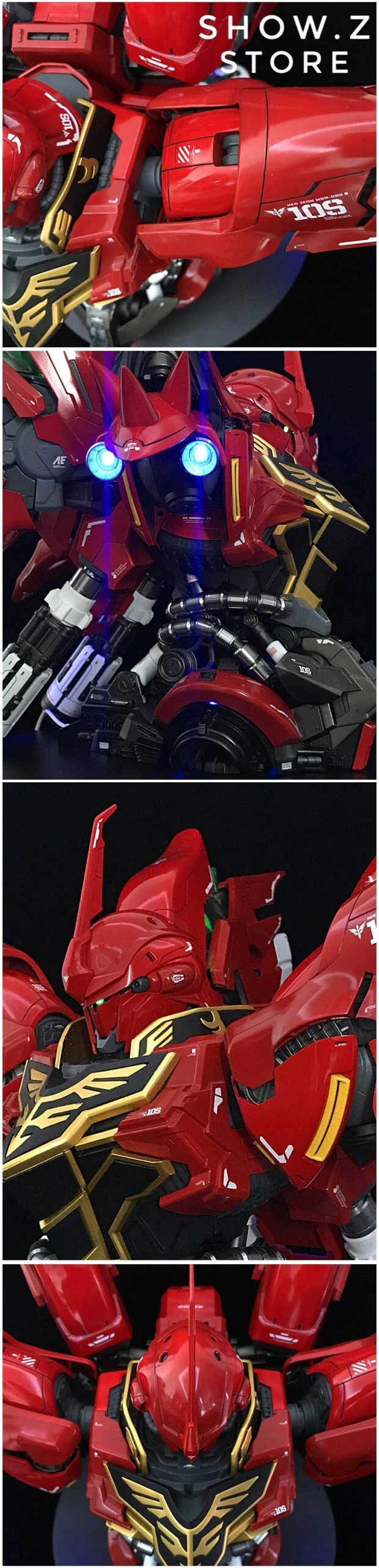 BSC Yihui YH Model 1/35 MSN-06S MNS06S SINANJU New Zeon Customized Gundam Bust Model Kit 13 BSC Yihui YH Model 1/35 MSN-06S MNS06S SINANJU New Zeon Customized Gundam Bust Model Kit - Image 11