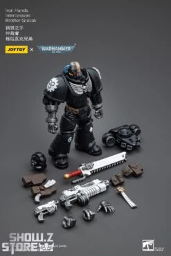 JoyToy Source 1/18 Warhammer 40K Iron Hands Intercessors Brother Gravak -Action Figures Store 0e8f82878e