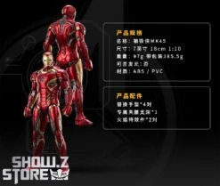 ZT Toys Marvel Licensed 1/10 Iron Man Mark 45 15 ZT Toys Marvel Licensed 1/10 Iron Man Mark 45 -Action Figures Store 17bdea5d3d