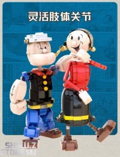 Pantasy 86401 Popeye Pop Eye With Oliver Building Blocks -Action Figures Store 19764dedf3