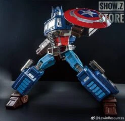 Lewin Resources LW-01A Optimus Prime Captain America Style Oversized 71cm W/ LED -Action Figures Store 1a74441291