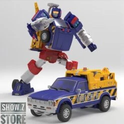 XTransbots MX-9B Paean Hoist Diamond Blue Version 41 XTransbots MX-9B Paean Hoist Diamond Blue Version -Action Figures Store 1af9a43217