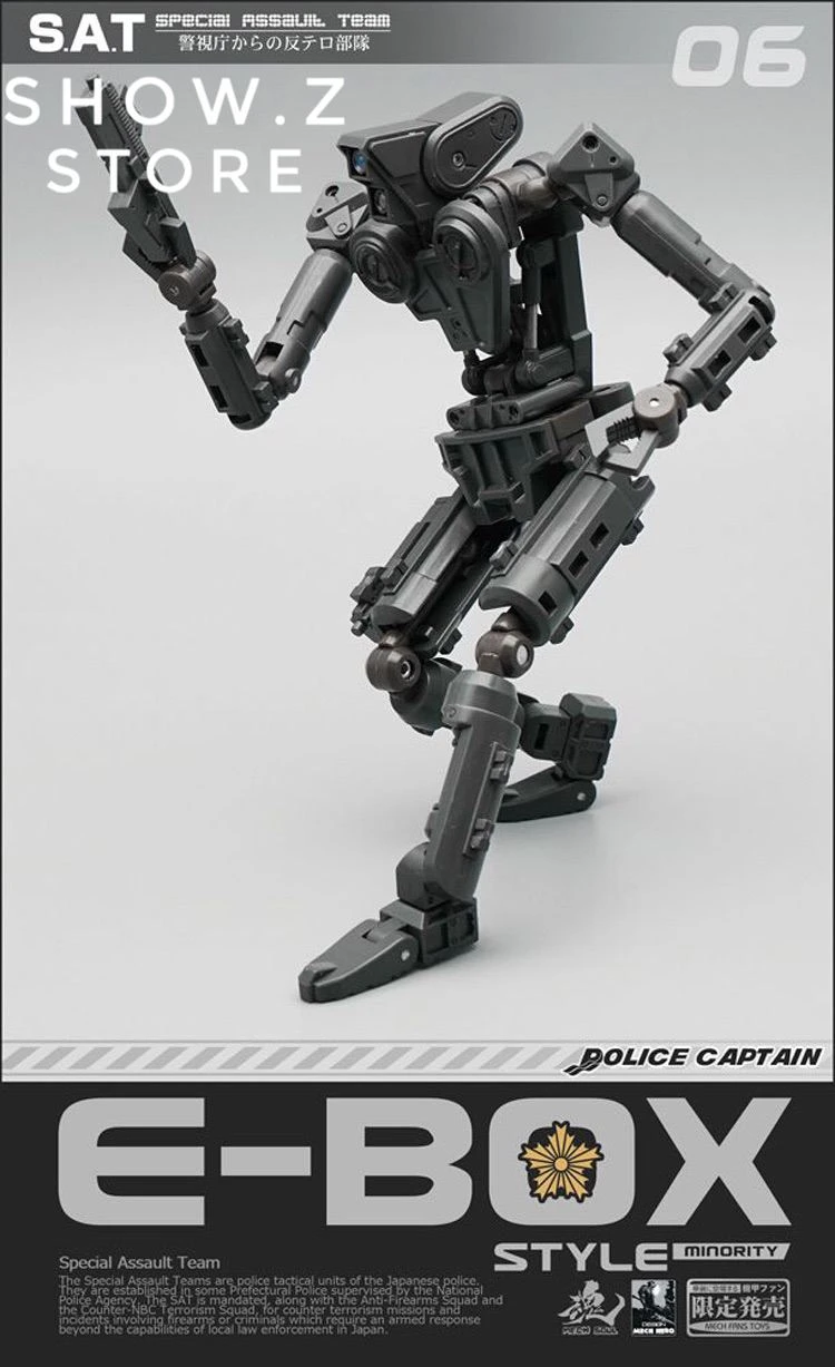 MechFansToys SAT-06B E-Box Assault Team Style Minority Black Version 6 MechFansToys SAT-06B E-Box Assault Team Style Minority Black Version - Image 4