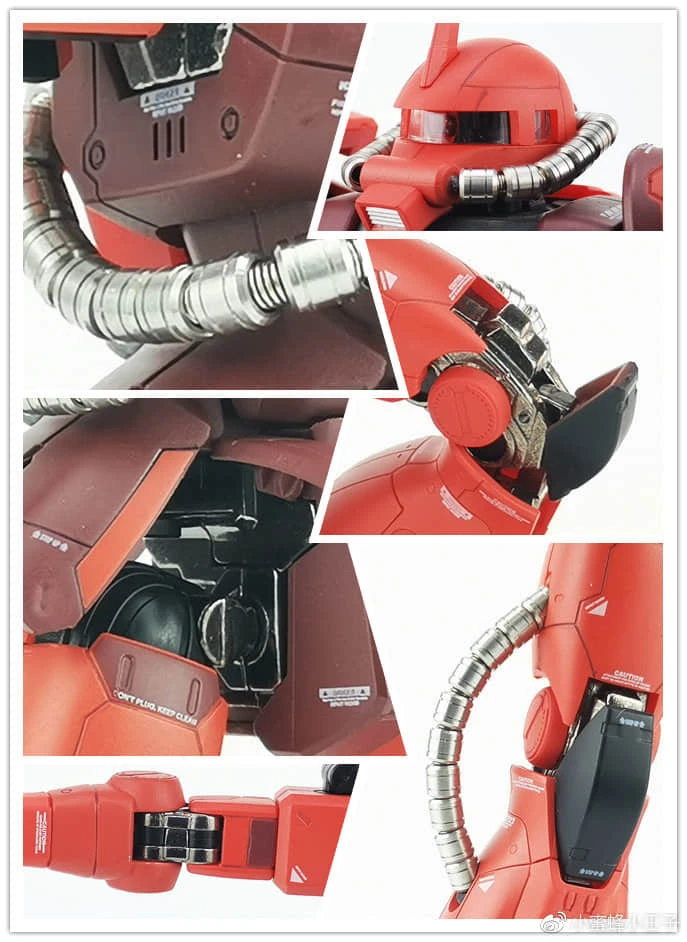 Metal Soldier MS 1/100 MS-06S MS06S Char's Zaku II Side 3 Side3 Red Comet Gundam Mobile Suit 9 Metal Soldier MS 1/100 MS-06S MS06S Char's Zaku II Side 3 Side3 Red Comet Gundam Mobile Suit - Image 7