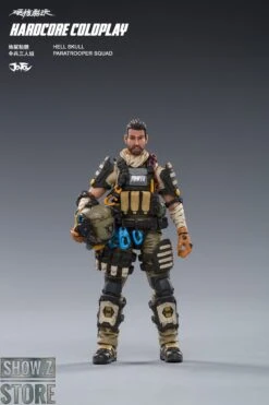 JoyToy Source 1/18 Hardcore Coldplay Hell Skull Paratrooper Squad Set Of 3 -Action Figures Store 1f5f7daa9f