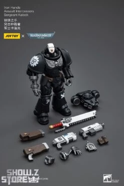 JoyToy Source 1/18 Warhammer 40K Iron Hands Intercessors Sergeant Kalock -Action Figures Store 23159a3559