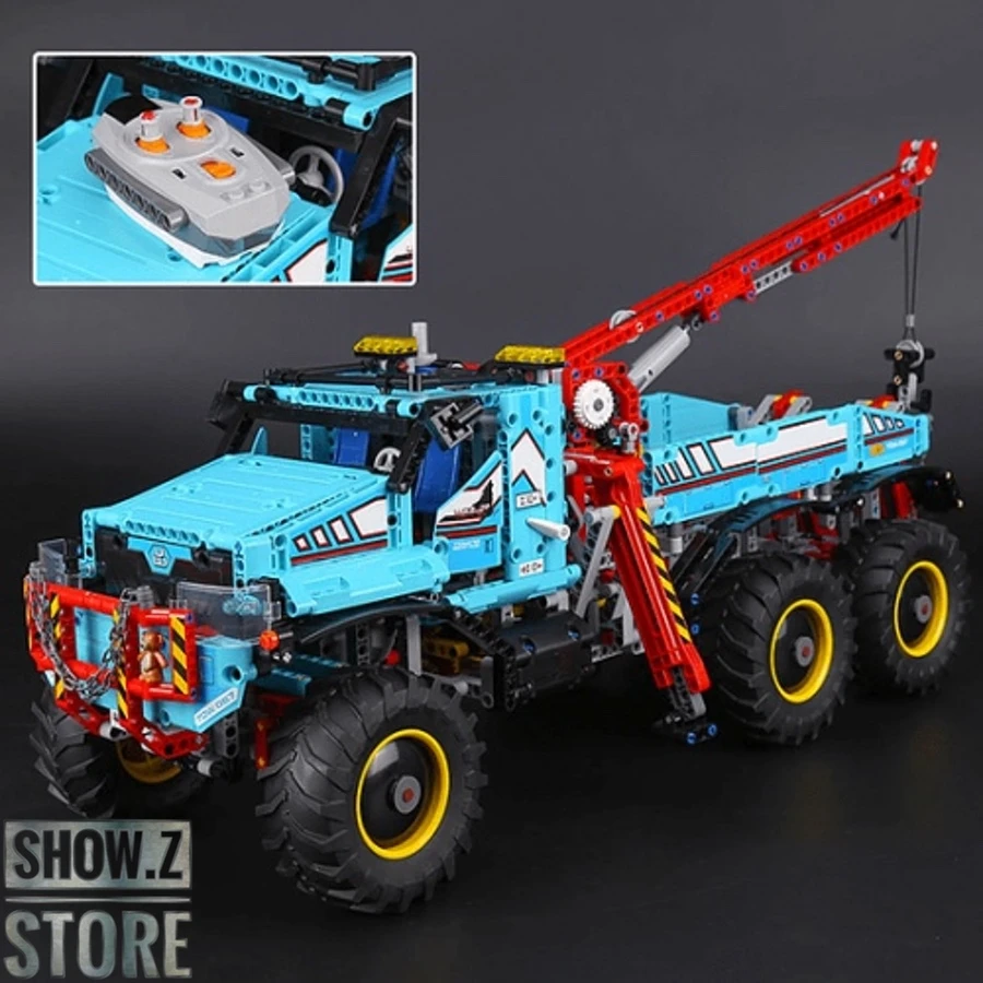 Lepin 20056 6×6 All Terrain RC Tow Truck 13 Lepin 20056 6×6 All Terrain RC Tow Truck - Image 11