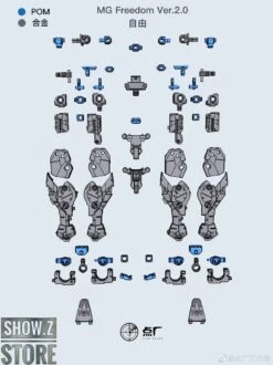 Point Factory Studio Metal Parts For Bandai MG ZGMF-X10A Freedom Gundam Ver. 2.0 12 Point Factory Studio Metal Parts For Bandai MG ZGMF-X10A Freedom Gundam Ver. 2.0 -Action Figures Store 2aaf6be52f