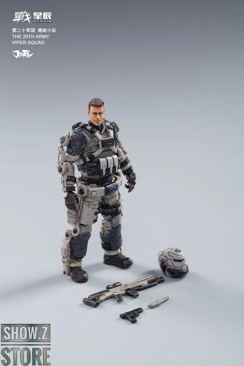 JoyToy Source 1/18 War Stars Free Truism 22nd Legion White Viper Squad & Betty Set Of 4 18 JoyToy Source 1/18 War Stars Free Truism 22nd Legion White Viper Squad & Betty Set Of 4 - Image 16