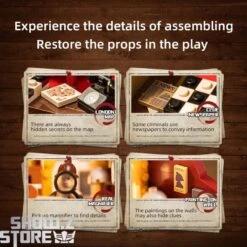 Pantasy 86218 Sherlock Holmes 221B Baker Street Building Blocks -Action Figures Store 31eb76d60b