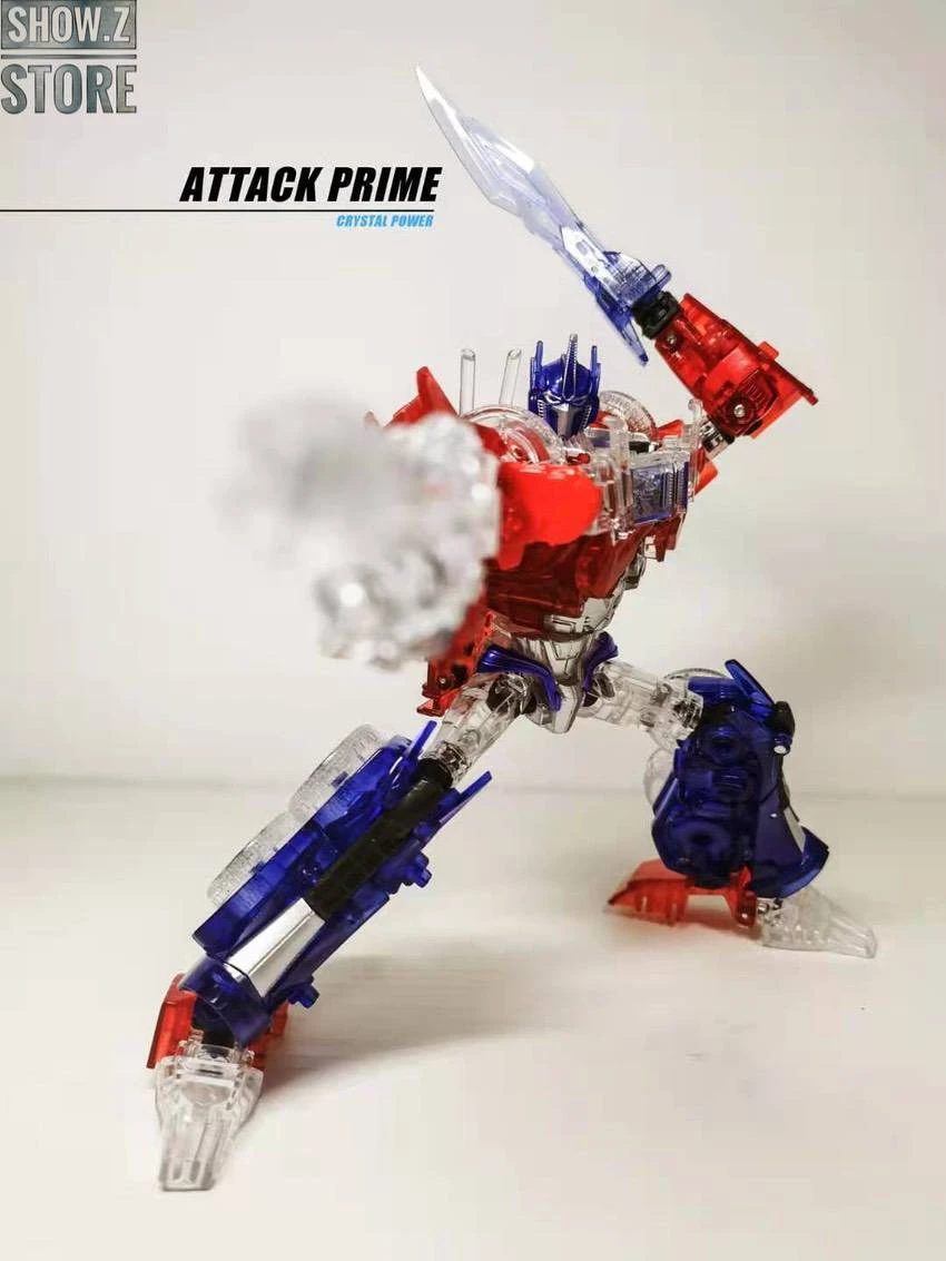 APC Toys APC-001 Attack Prime TFP Optimus Prime Clear Version W/ Clear Wheels 6 APC Toys APC-001 Attack Prime TFP Optimus Prime Clear Version W/ Clear Wheels - Image 4