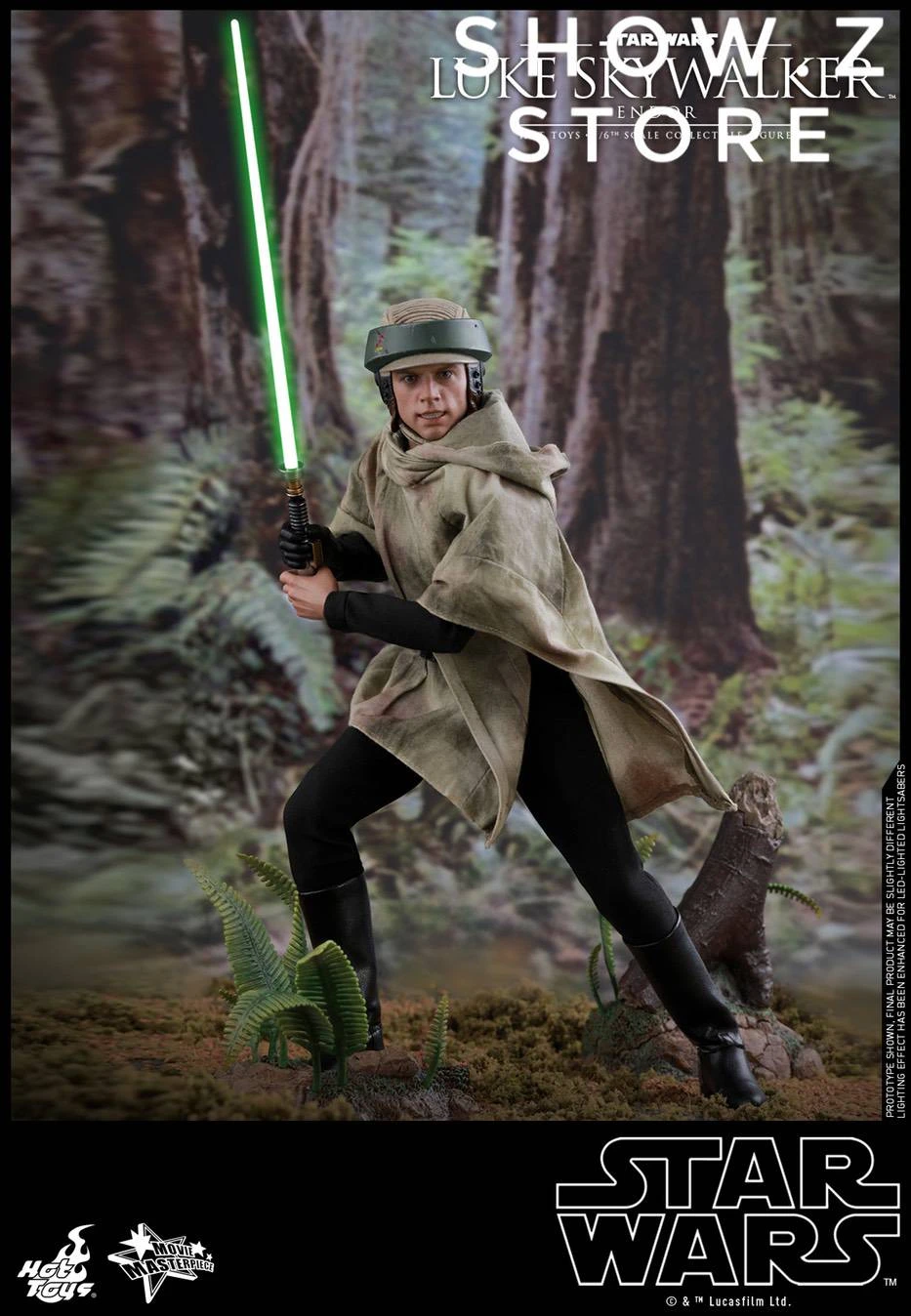 Hot Toys HT 1/6 Luke Skywalker MMS516 Star Wars: Return Of The Jedi Endor Standard Version 9 Hot Toys HT 1/6 Luke Skywalker MMS516 Star Wars: Return Of The Jedi Endor Standard Version - Image 7
