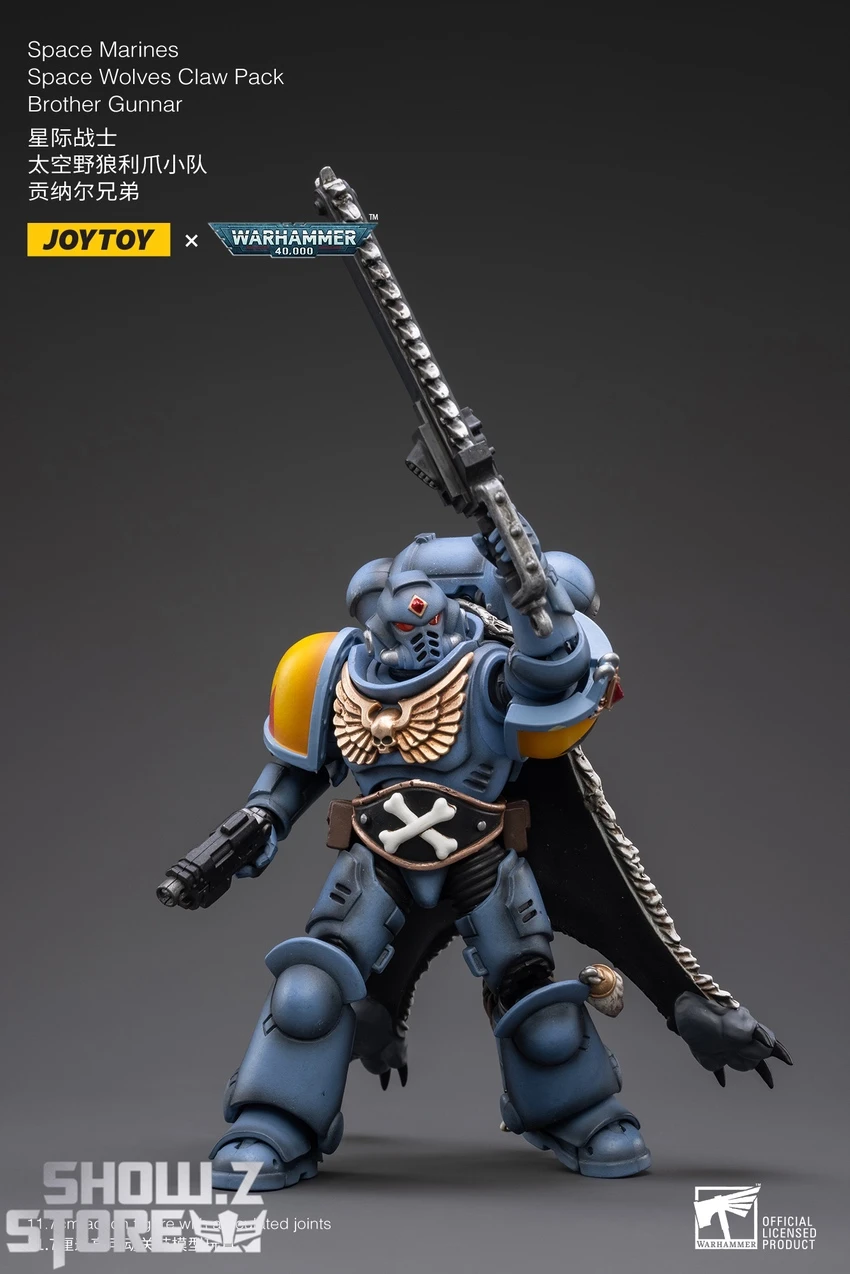 JoyToy Source 1/18 Warhammer 40K Space Wolves Claw Pack Brother Gunnar 11 JoyToy Source 1/18 Warhammer 40K Space Wolves Claw Pack Brother Gunnar - Image 9