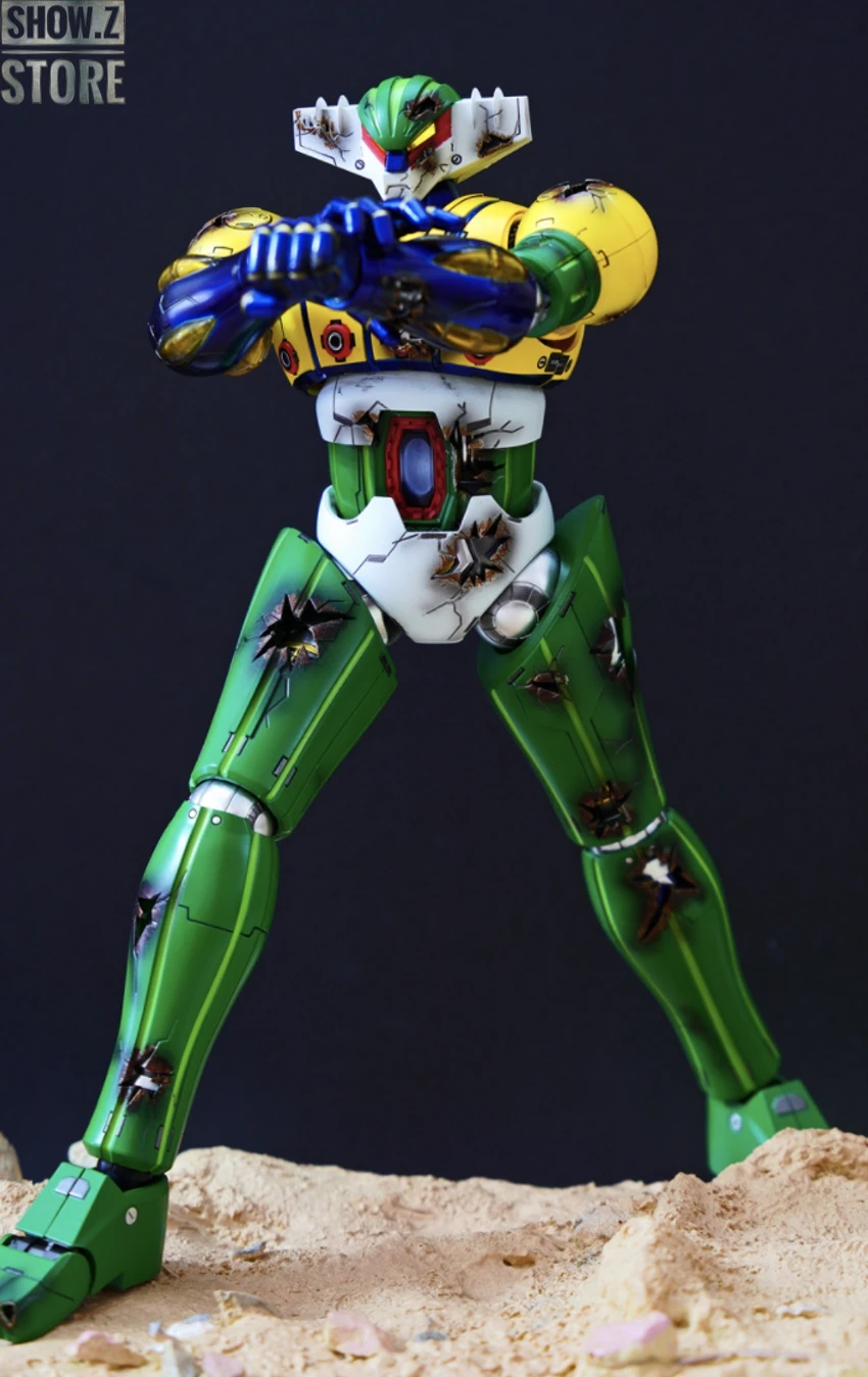 King Arts Diecast Scene Series DFS075 Steel Jeeg Battle Damaged Version 18 King Arts Diecast Scene Series DFS075 Steel Jeeg Battle Damaged Version - Image 16