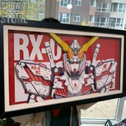 ChenFu Studio RX-0 Unicorn Gundam 3D Wall Art Decoration Picture -Action Figures Store 3d408418fd
