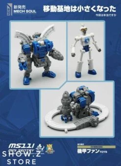 MechFansToys Mech Fans Toys Mech Soul MS-11I Mini Sentry & Doc Blue Version 9 MechFansToys Mech Fans Toys Mech Soul MS-11I Mini Sentry & Doc Blue Version -Action Figures Store 3d4d72f83a