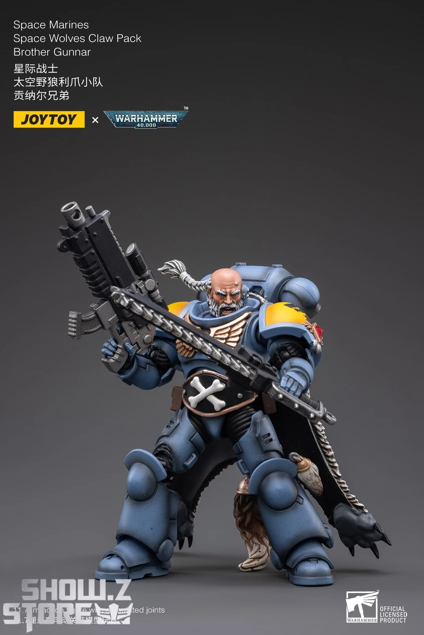 JoyToy Source 1/18 Warhammer 40K Space Wolves Claw Pack Brother Gunnar 5 JoyToy Source 1/18 Warhammer 40K Space Wolves Claw Pack Brother Gunnar - Image 3