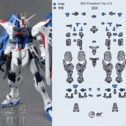Point Factory Studio Metal Parts For Bandai MG ZGMF-X10A Freedom Gundam Ver. 2.0 11 Point Factory Studio Metal Parts For Bandai MG ZGMF-X10A Freedom Gundam Ver. 2.0 -Action Figures Store 543897c9ac
