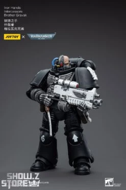JoyToy Source 1/18 Warhammer 40K Iron Hands Intercessors Brother Gravak -Action Figures Store 5c62d36dee