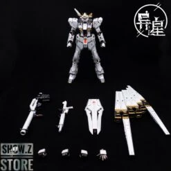 [SZ Custom] Bandai Custom RG 1/144 RX-93 Nu Gundam W/ Electroplated Chrome Painting -Action Figures Store 5e2243c99d