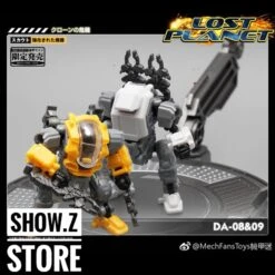 MechFansToys Lost Planet Powered-suit DA08 Grey & DA09 Yellow Diaclone -Action Figures Store 643b3364f0