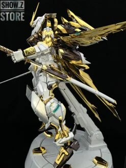 [SZ Custom] Nillson Work 1/60 MBF-P02 Gundam Astray Gold Frame W/ Electroplated Chrome Painting -Action Figures Store 676a500192