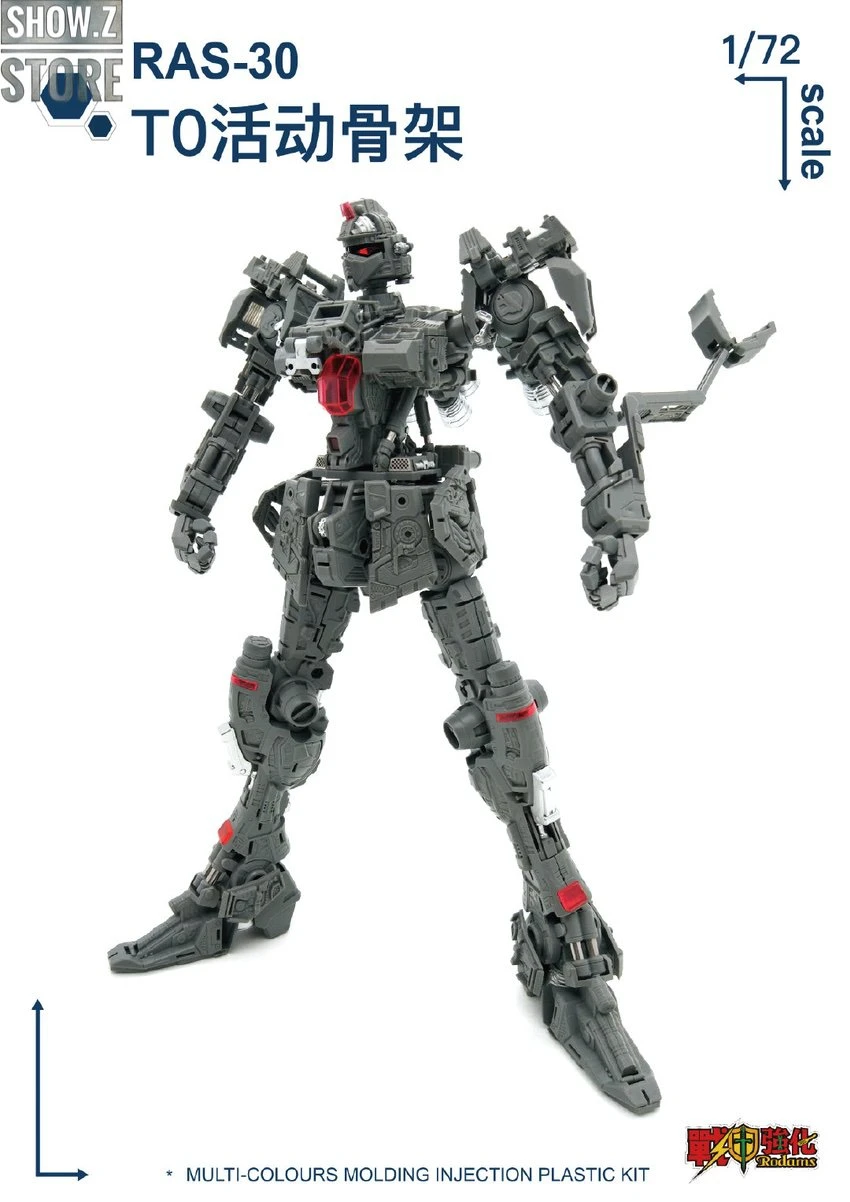 Rodams 1/72 RAS-30 RX-78GP03S Gundam Clear Version Model Kit 22 Rodams 1/72 RAS-30 RX-78GP03S Gundam Clear Version Model Kit - Image 20