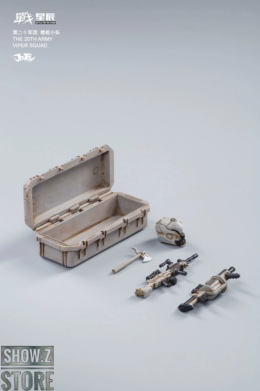 JoyToy Source 1/18 War Stars Free Truism 22nd Legion White Viper Squad & Betty Set Of 4 20 JoyToy Source 1/18 War Stars Free Truism 22nd Legion White Viper Squad & Betty Set Of 4 - Image 18