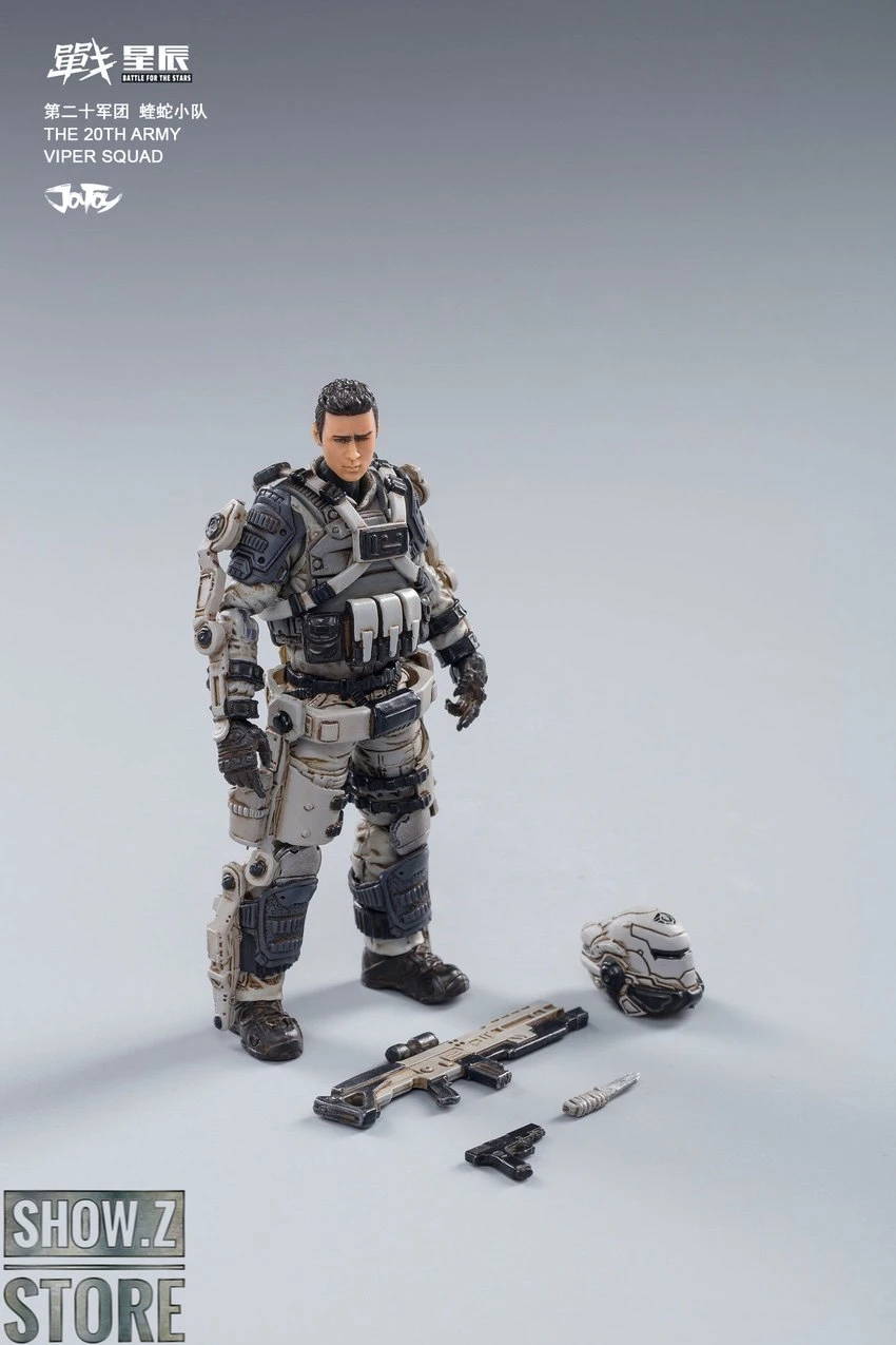 JoyToy Source 1/18 War Stars Free Truism 22nd Legion White Viper Squad & Betty Set Of 4 19 JoyToy Source 1/18 War Stars Free Truism 22nd Legion White Viper Squad & Betty Set Of 4 - Image 17