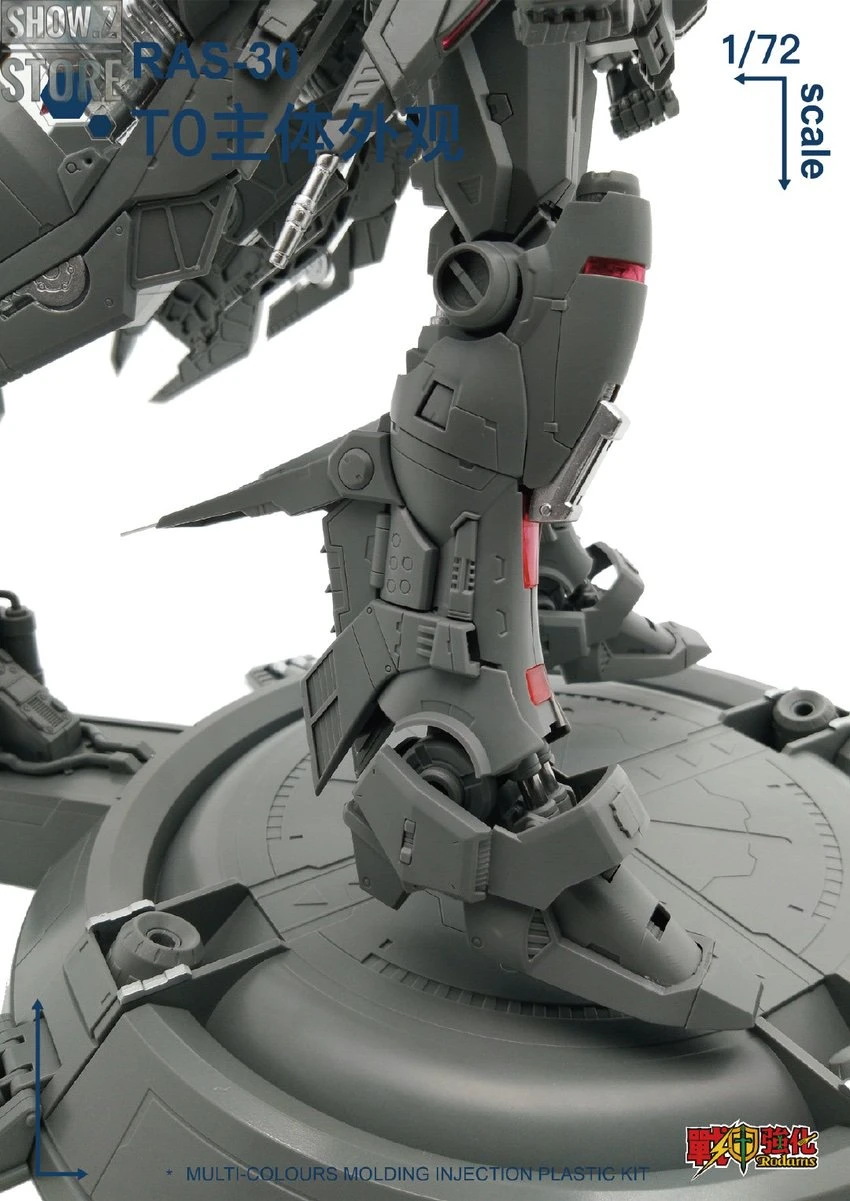 Rodams 1/72 RAS-30 RX-78GP03S Gundam Orange Version Model Kit 17 Rodams 1/72 RAS-30 RX-78GP03S Gundam Orange Version Model Kit - Image 15