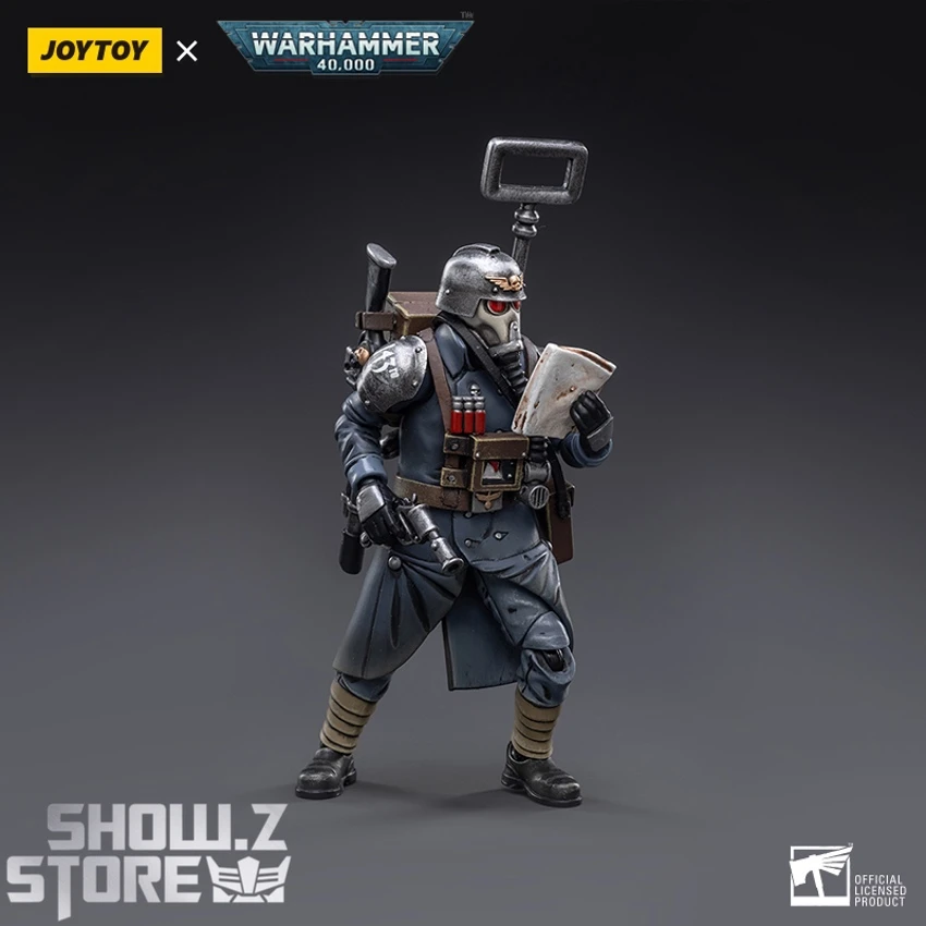 JoyToy Source 1/18 Warhammer 40K Death Korps Of Krieg Veteran Squad Guardsman Communications Specialist 4 JoyToy Source 1/18 Warhammer 40K Death Korps Of Krieg Veteran Squad Guardsman Communications Specialist - Image 2