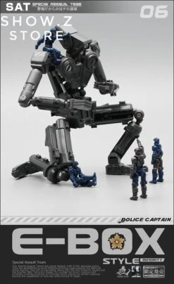 MechFansToys SAT-06B E-Box Assault Team Style Minority Black Version 9 MechFansToys SAT-06B E-Box Assault Team Style Minority Black Version -Action Figures Store 8a7051dd6b