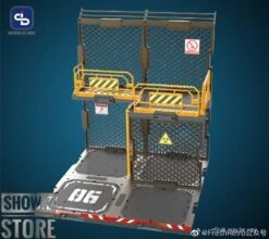 FreshRetro 1/18 1/24 SIB06 Scene In Box Iron Net Base-B Model Kit -Action Figures Store 9ae974d4ff