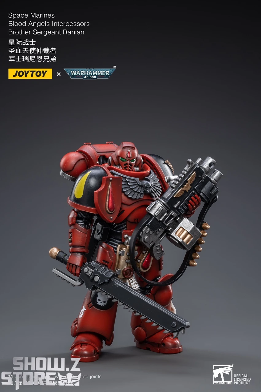 JoyToy Source 1/18 Warhammer 40K Blood Angels Intercessors Brother Sergeant Ranian 9 JoyToy Source 1/18 Warhammer 40K Blood Angels Intercessors Brother Sergeant Ranian - Image 7
