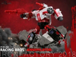 IronFactory EX-26A Racing Bros Annihilator Red Alert 25 IronFactory EX-26A Racing Bros Annihilator Red Alert -Action Figures Store a38eccf897