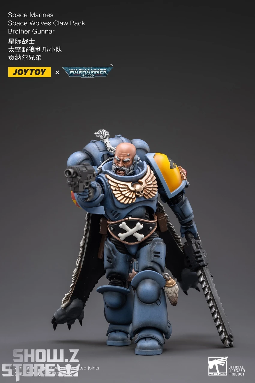 JoyToy Source 1/18 Warhammer 40K Space Wolves Claw Pack Brother Gunnar 6 JoyToy Source 1/18 Warhammer 40K Space Wolves Claw Pack Brother Gunnar - Image 4