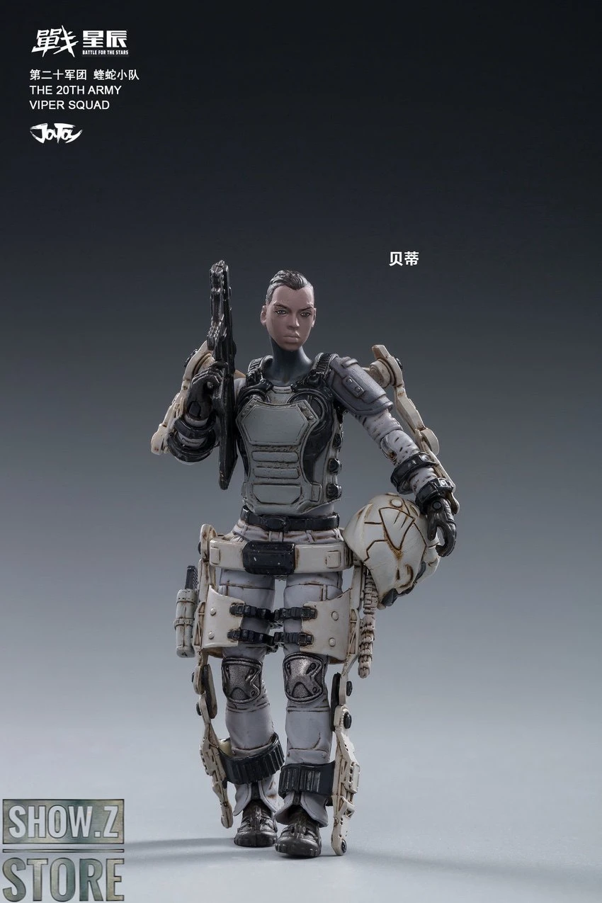 JoyToy Source 1/18 War Stars Free Truism 22nd Legion White Viper Squad & Betty Set Of 4 21 JoyToy Source 1/18 War Stars Free Truism 22nd Legion White Viper Squad & Betty Set Of 4 - Image 19