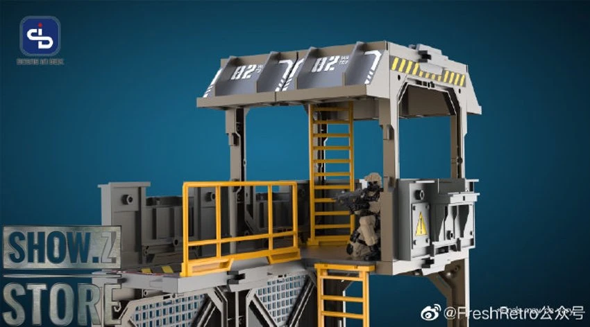 FreshRetro 1/18 1/24 SIB02 Scene In Box Guard Tower Model Kit 7 FreshRetro 1/18 1/24 SIB02 Scene In Box Guard Tower Model Kit - Image 5