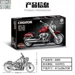 Lepin/Jack 91025 Harley-Davidson Motorcycle Fat Boy -Action Figures Store bdea5cd6c0