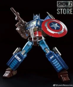 Lewin Resources LW-01A Optimus Prime Captain America Style Oversized 71cm W/ LED -Action Figures Store c0a4746422
