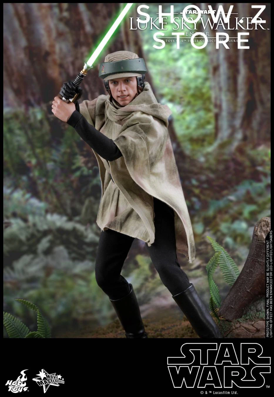 Hot Toys HT 1/6 Luke Skywalker MMS516 Star Wars: Return Of The Jedi Endor Standard Version 8 Hot Toys HT 1/6 Luke Skywalker MMS516 Star Wars: Return Of The Jedi Endor Standard Version - Image 6