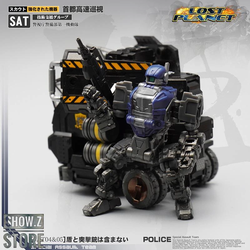 MechFansToys Mech Soul SAT-07 & SAT-08 Police & Police Rev Set Of 2 3 MechFansToys Mech Soul SAT-07 & SAT-08 Police & Police Rev Set Of 2