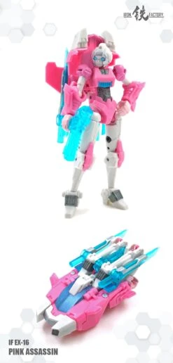 IronFactory IF-EX16 Pink Assassin Arcee -Action Figures Store c6a1d779d8
