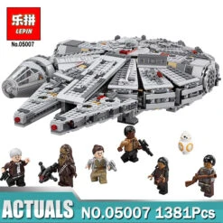 [No Box] Lepin 05007 Millennium Falcon 75105 1381Pcs Star Wars Series The Force Awakens -Action Figures Store c705789241