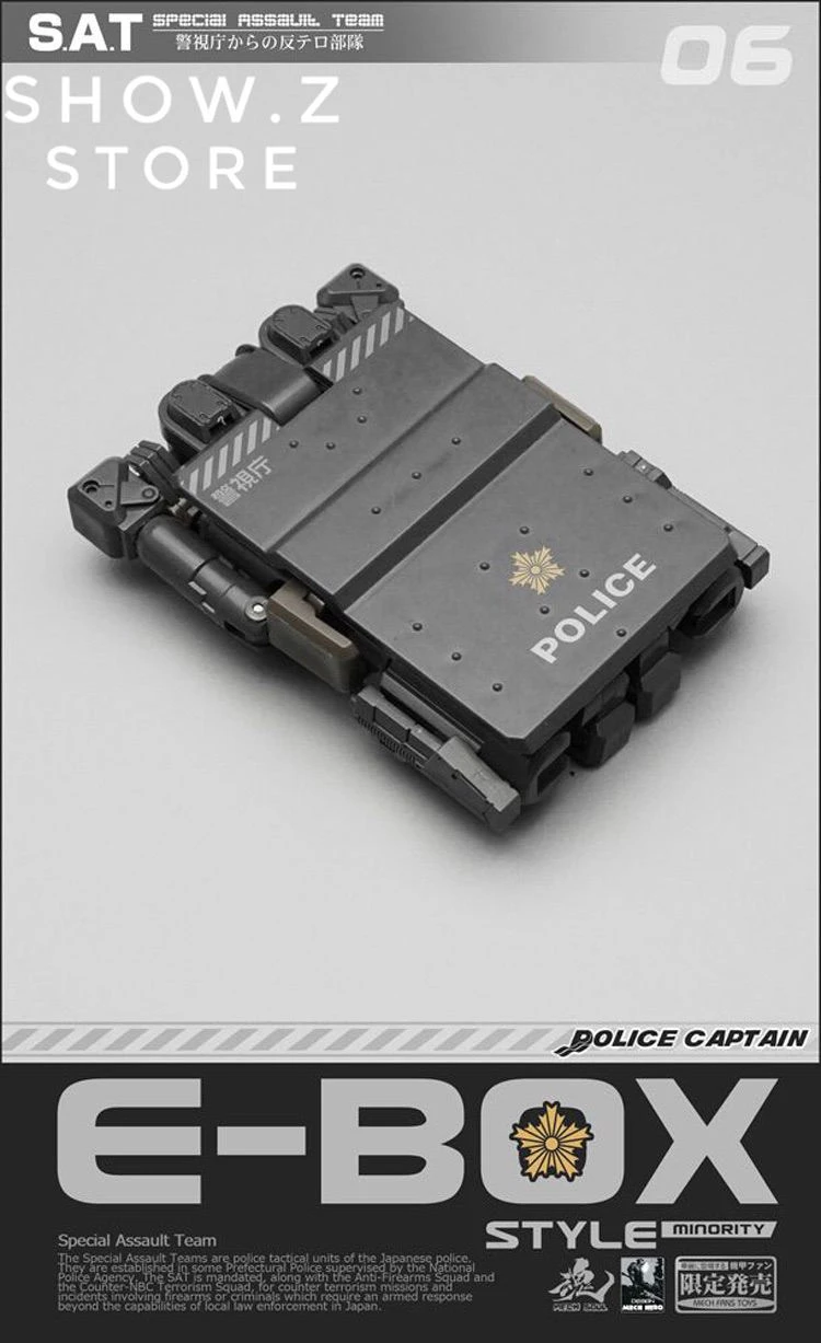 MechFansToys SAT-06B E-Box Assault Team Style Minority Black Version 7 MechFansToys SAT-06B E-Box Assault Team Style Minority Black Version - Image 5