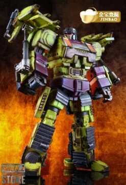 Jinbao Oversized Devastator Battle Damaged Version Full Set Of 6 Gravity Builder -Action Figures Store cd7a9d9edd